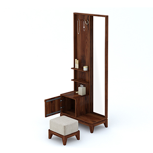 Magellan Dressing Table With Pouffe