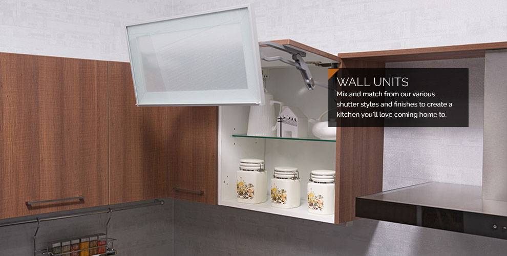 Modular Kitchen Design: Check Designs, Price, Photos & Buy - Urban ...  ... Modular Kitchen Units - Wall Cabinets ...